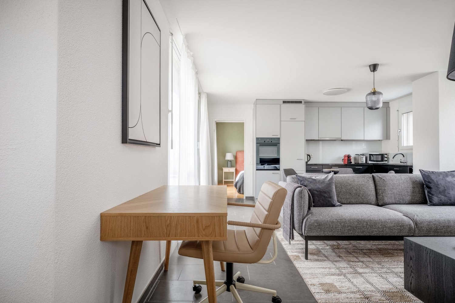 2 ½ pièces appartement meublé