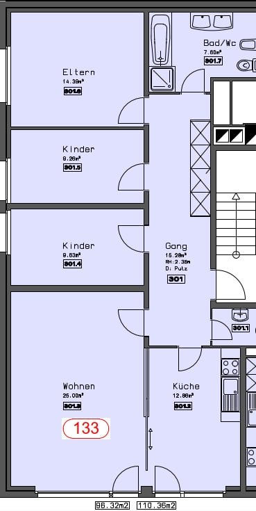4 ½ rooms apartment