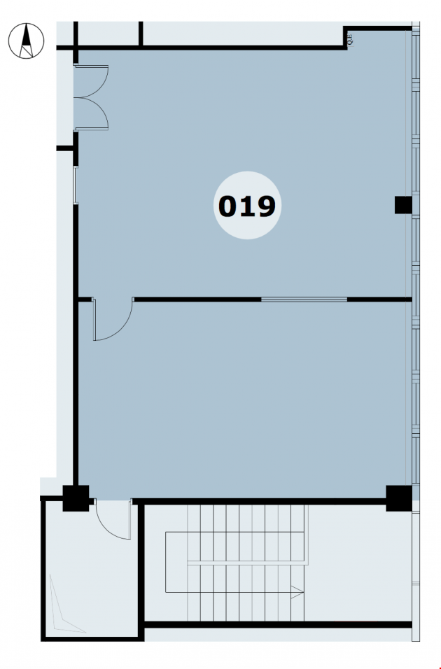 85m² bureau