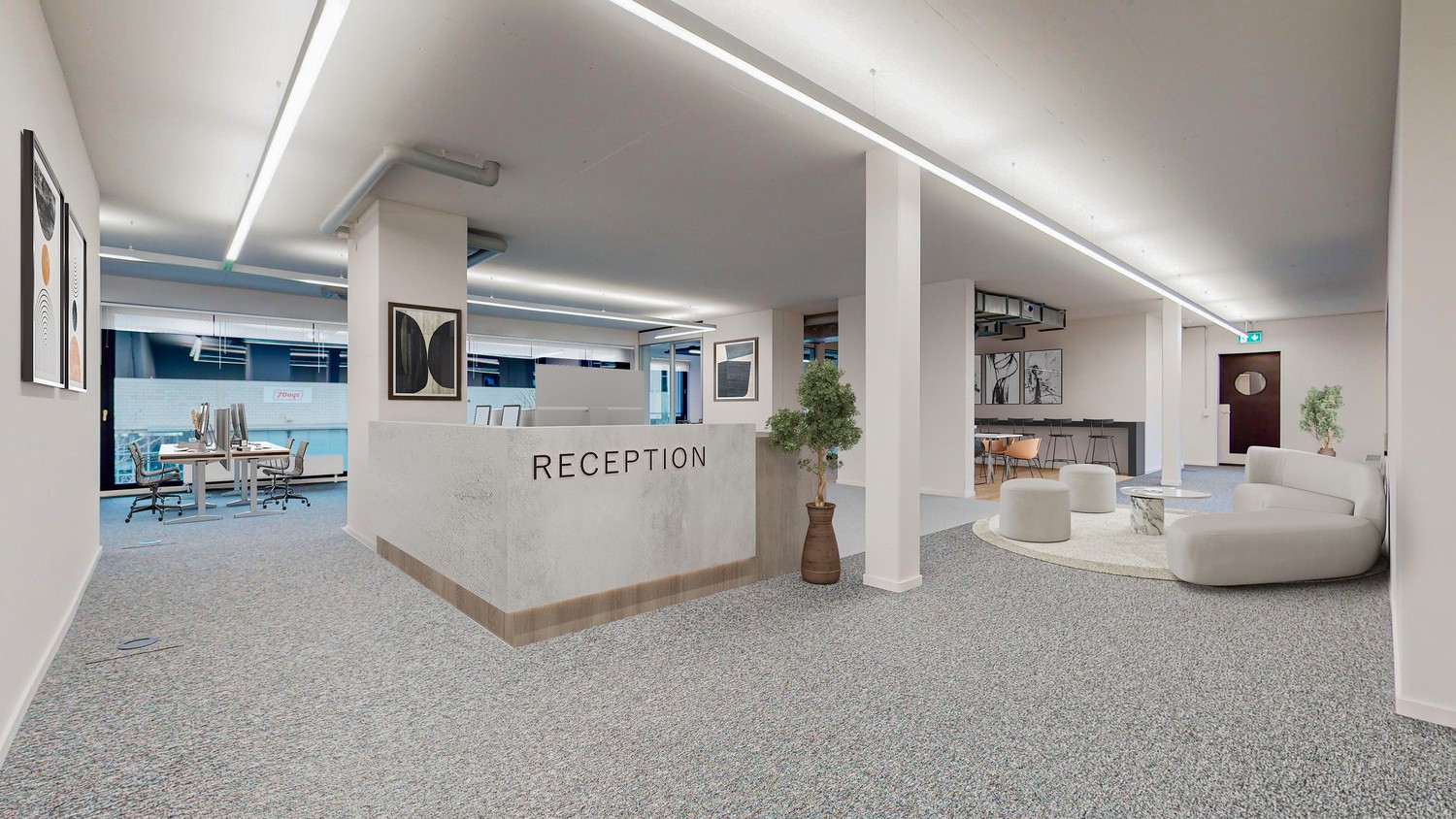 185m² office