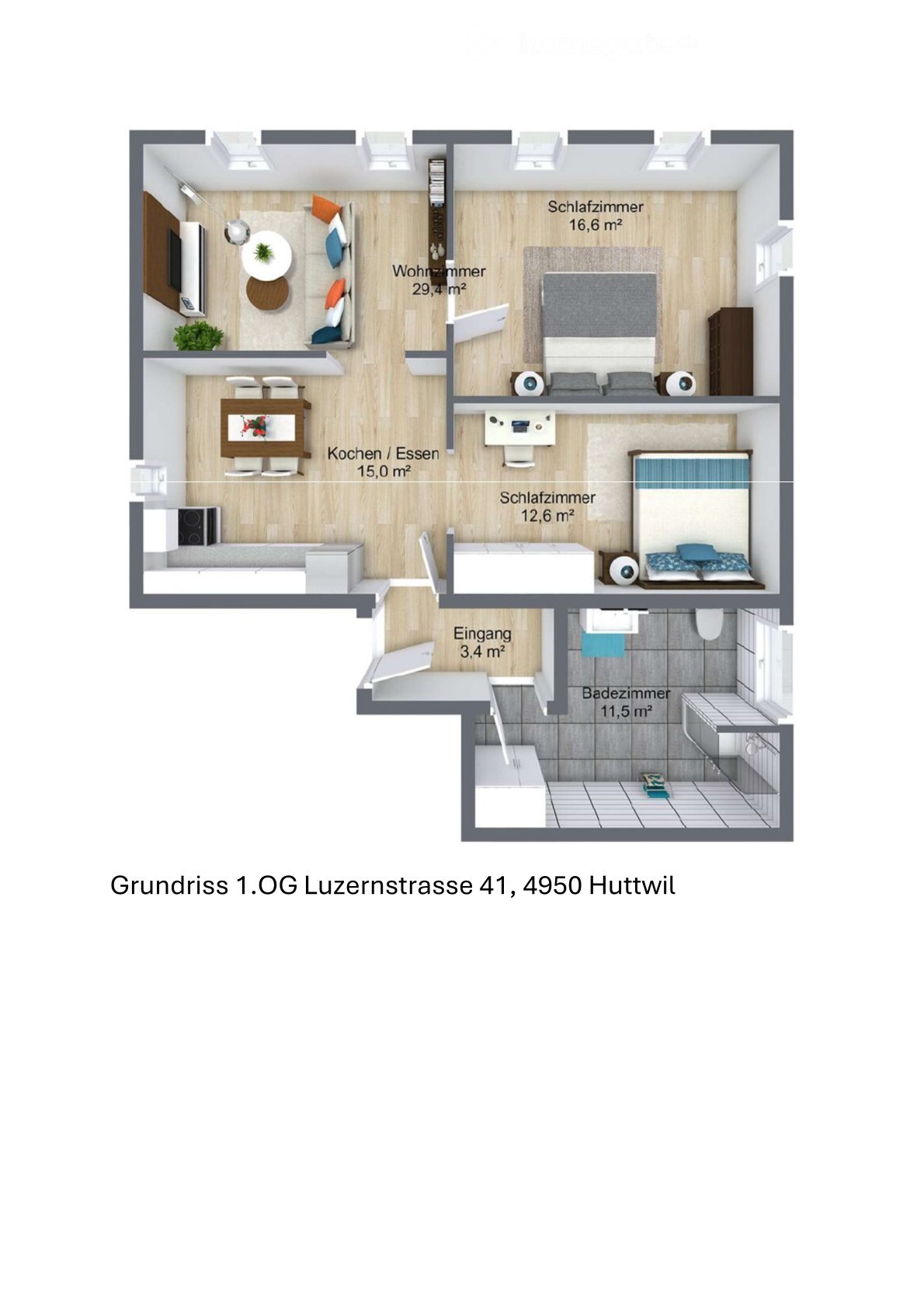 3 ½ rooms apartment