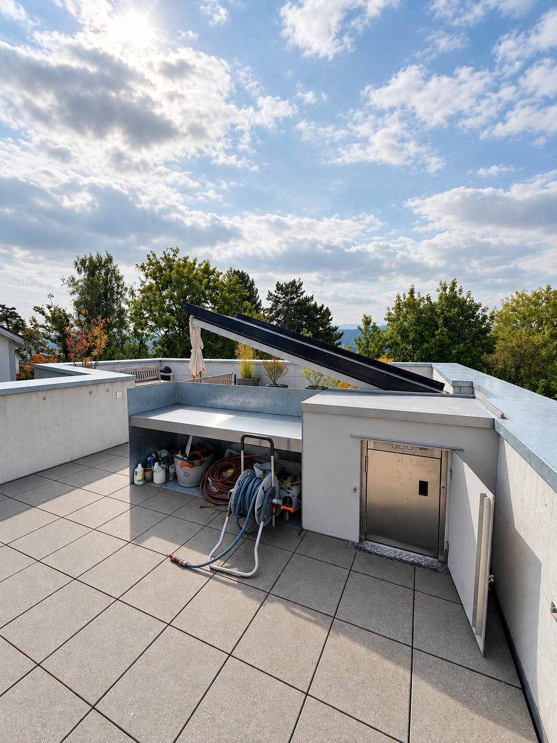3 ½ room attic flat