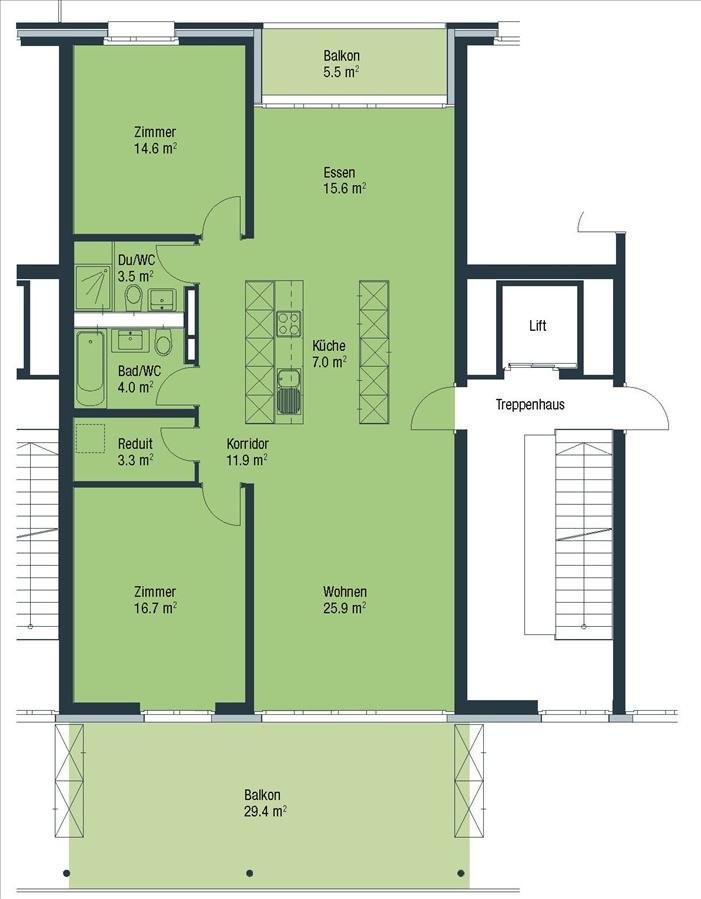 3 ½ rooms apartment, photo 7 of 7