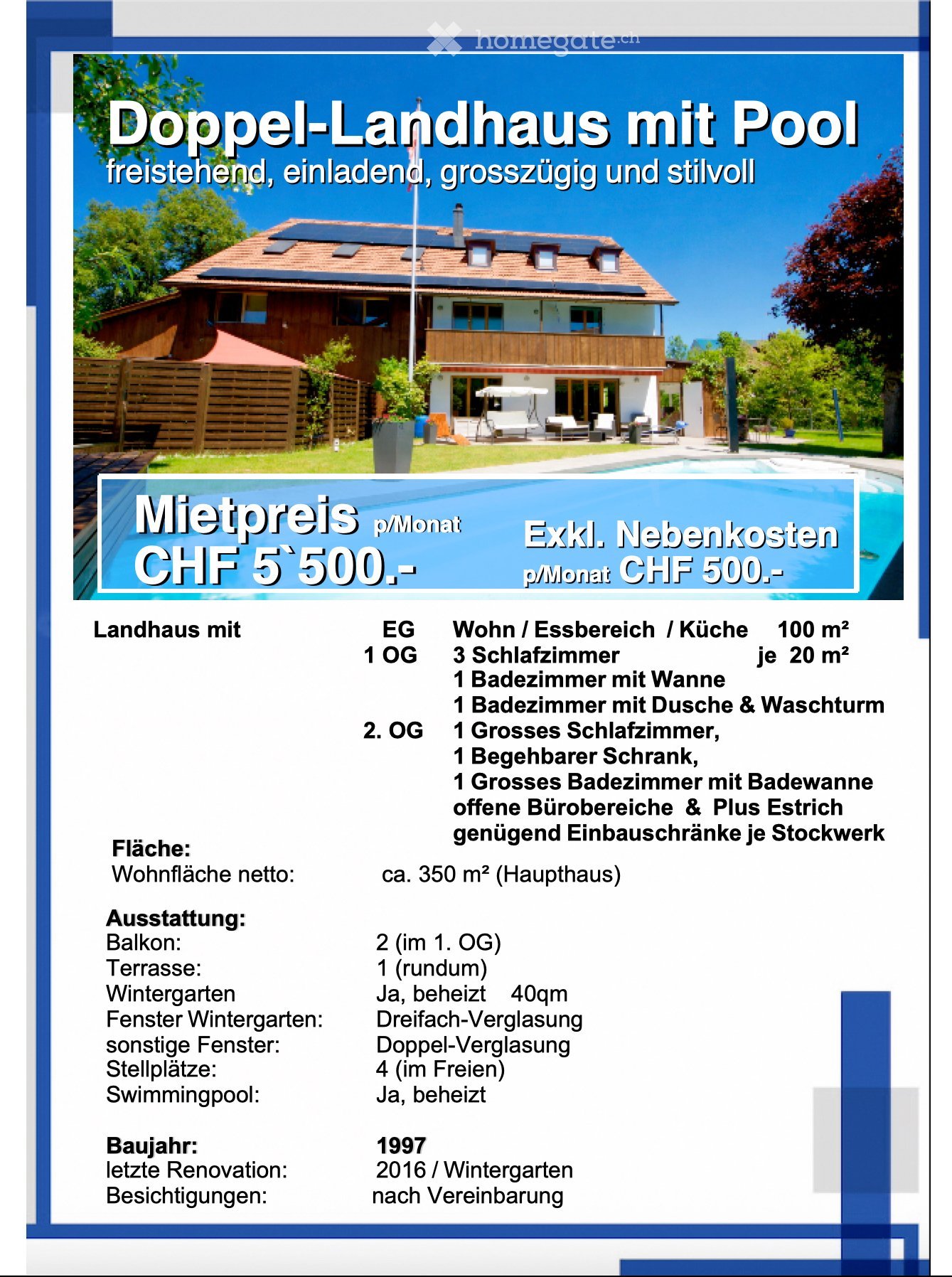 Maison individuelle de 5 ½ pièces