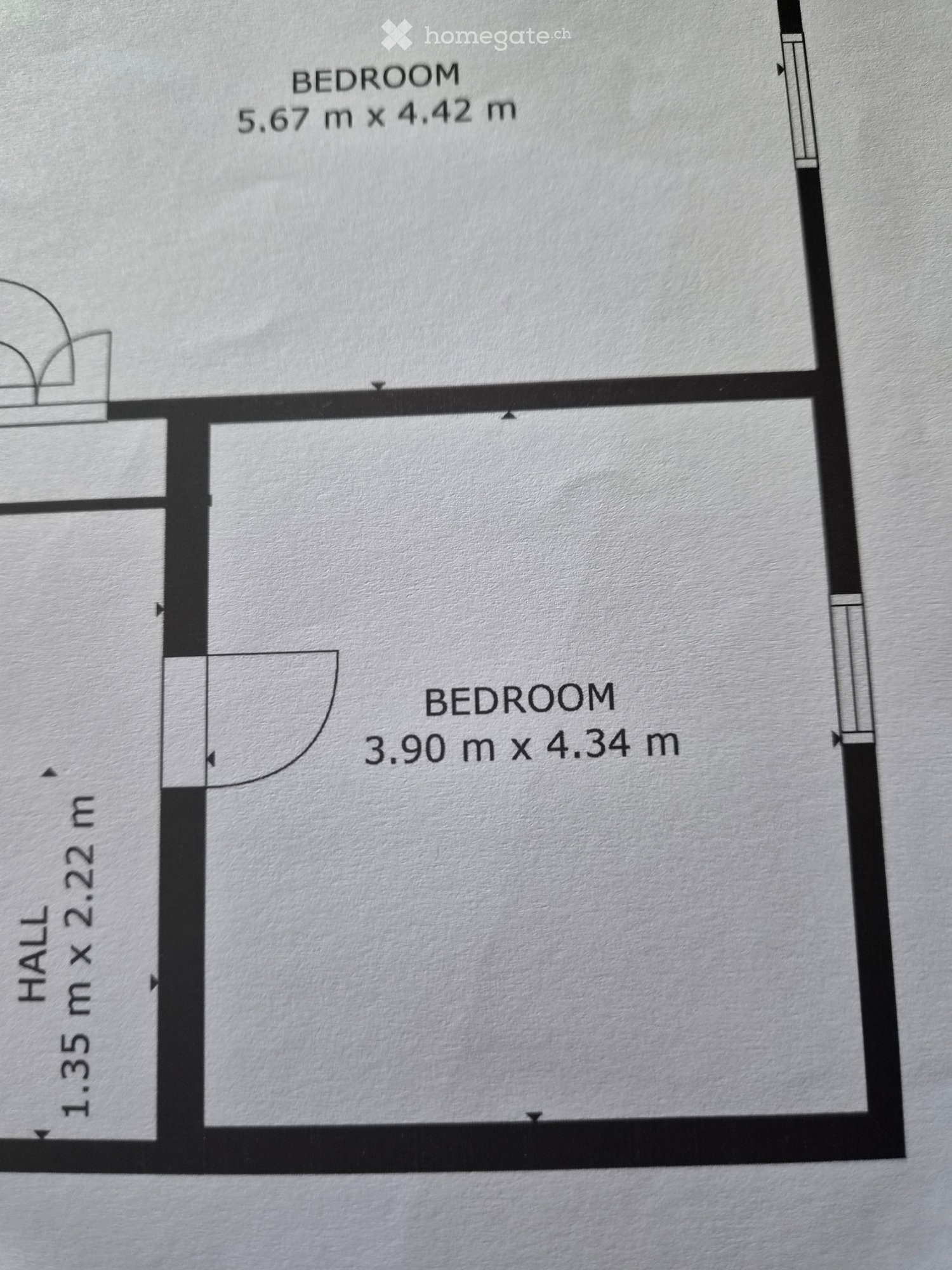 1 pièce chambre individuelle, photo 2 sur 4