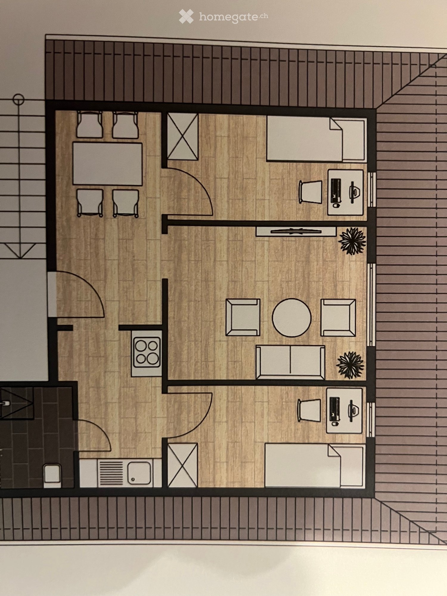 3 rooms apartment, photo 5 of 5