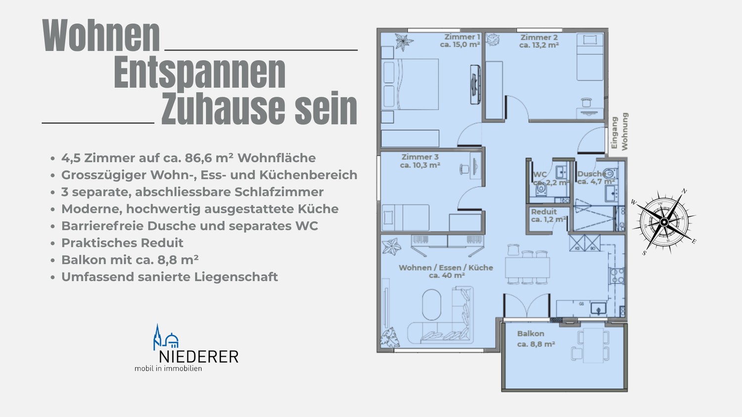 4 ½ rooms apartment, photo 1 of 7