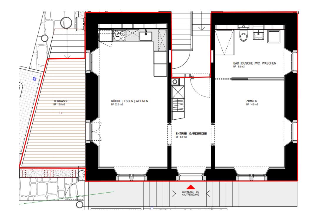 2 ½ rooms apartment