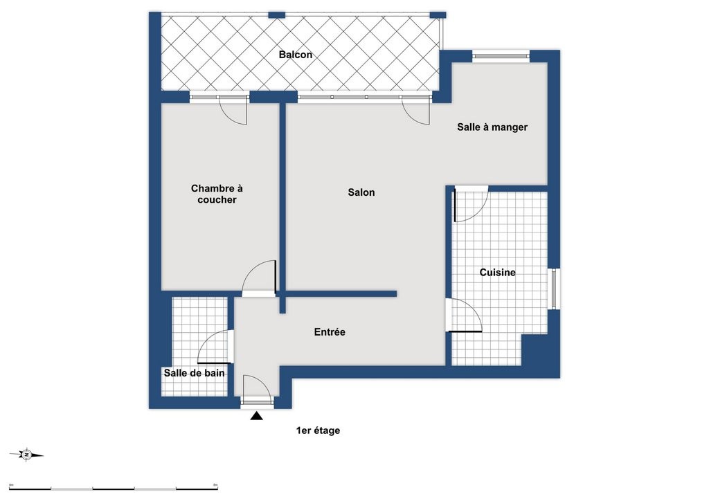 3 rooms apartment