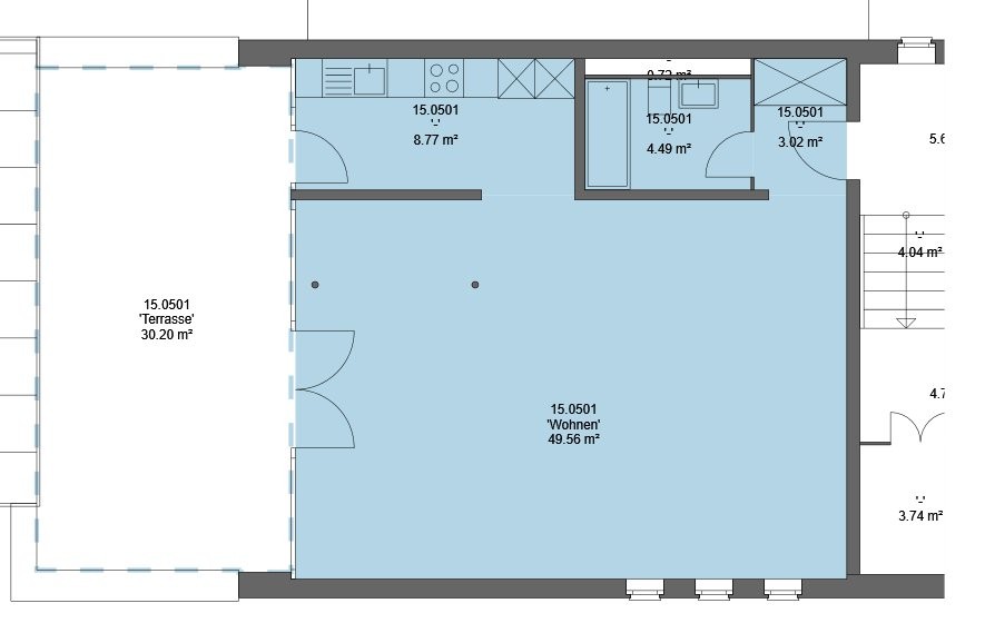 Appartement de 1 ½ pièces