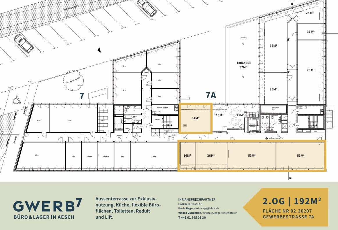 192m² bureau
