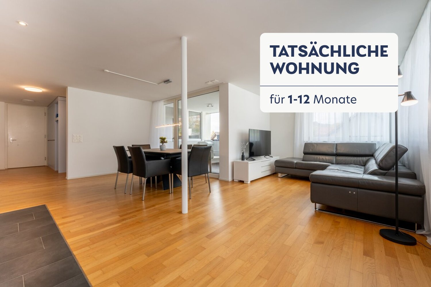 4 pièces appartement meublé