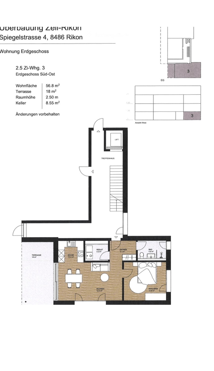 Appartement de 2 ½ pièces