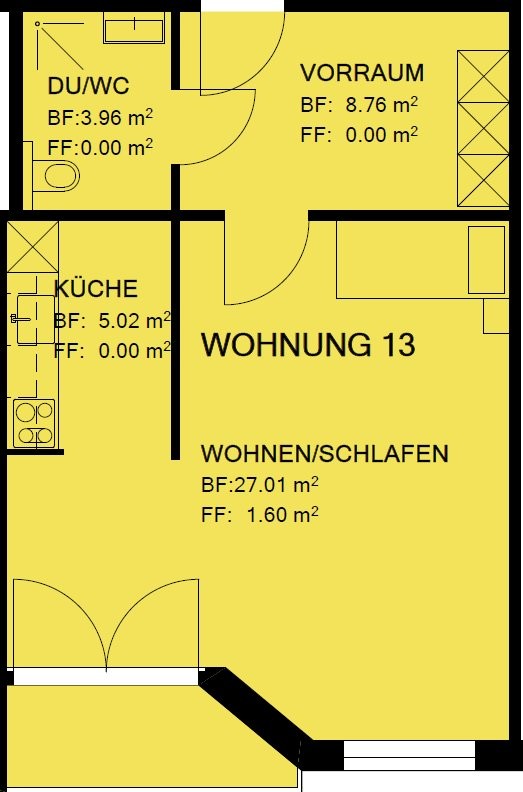 1 ½ rooms apartment, Foto 6 von 6
