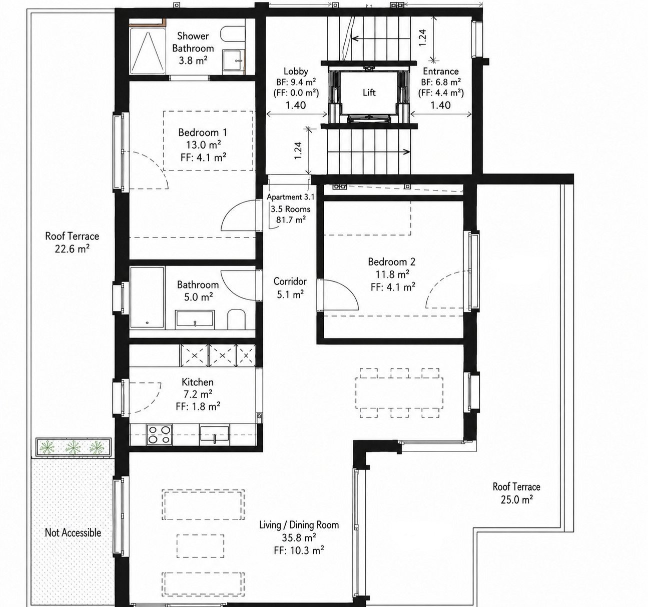 3 ½ rooms furnished flat, photo 10 of 10