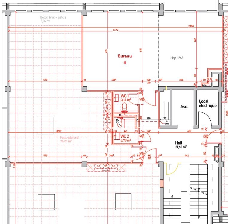 69m² office