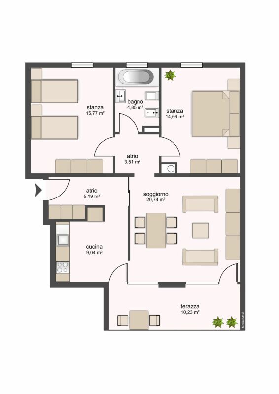 3 ½ rooms apartment, photo 5 of 10