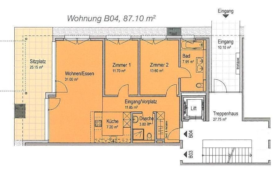3 ½ rooms apartment