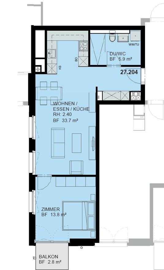 2 ½ rooms apartment, photo 6 of 6