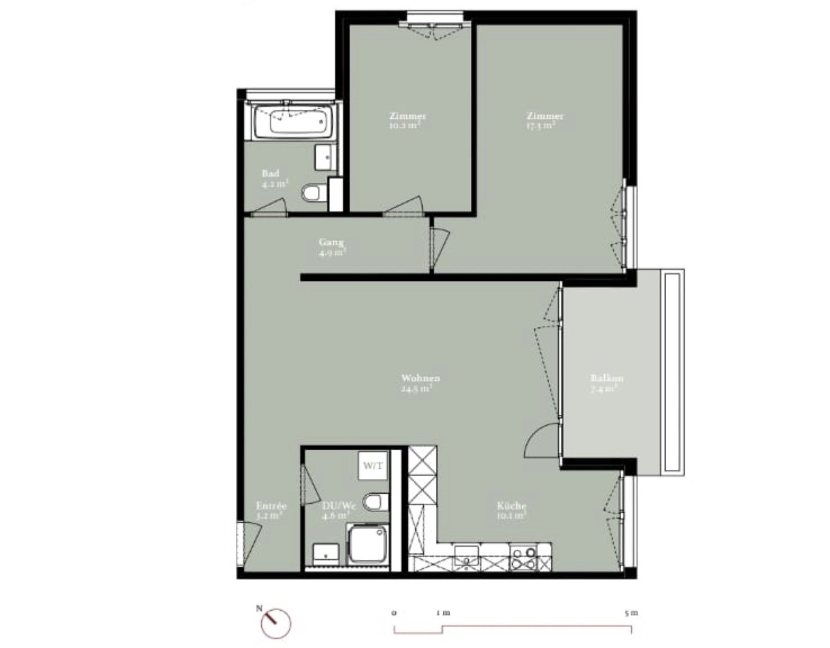 3 ½ rooms apartment, photo 2 of 10
