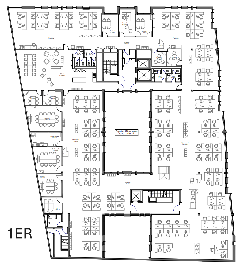 3600m² ufficio