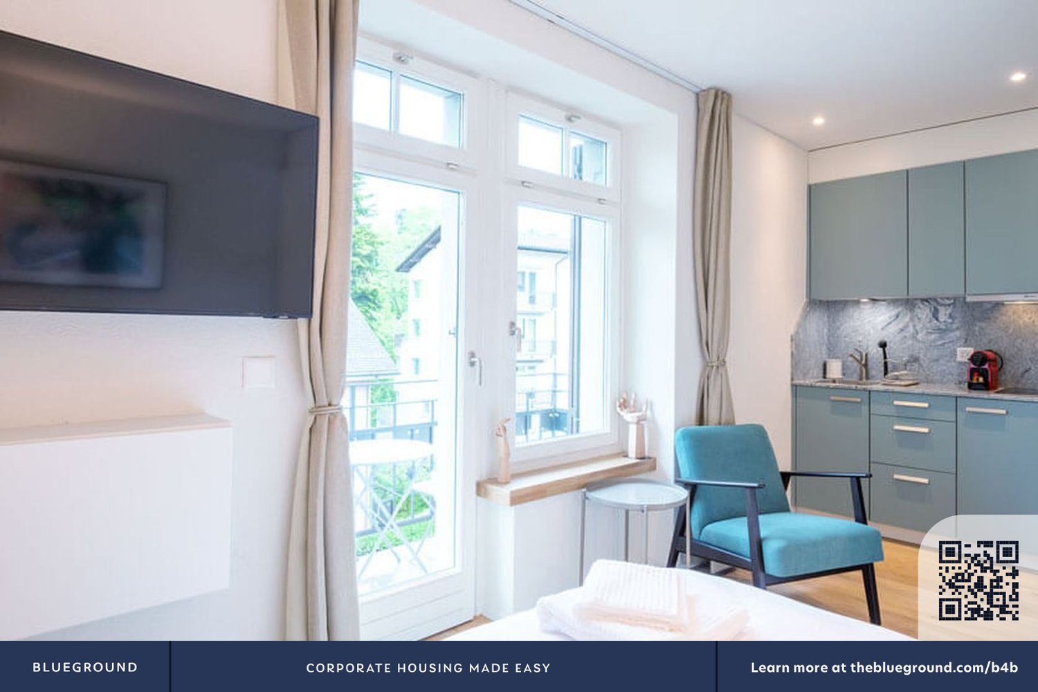 2 room furnished flat