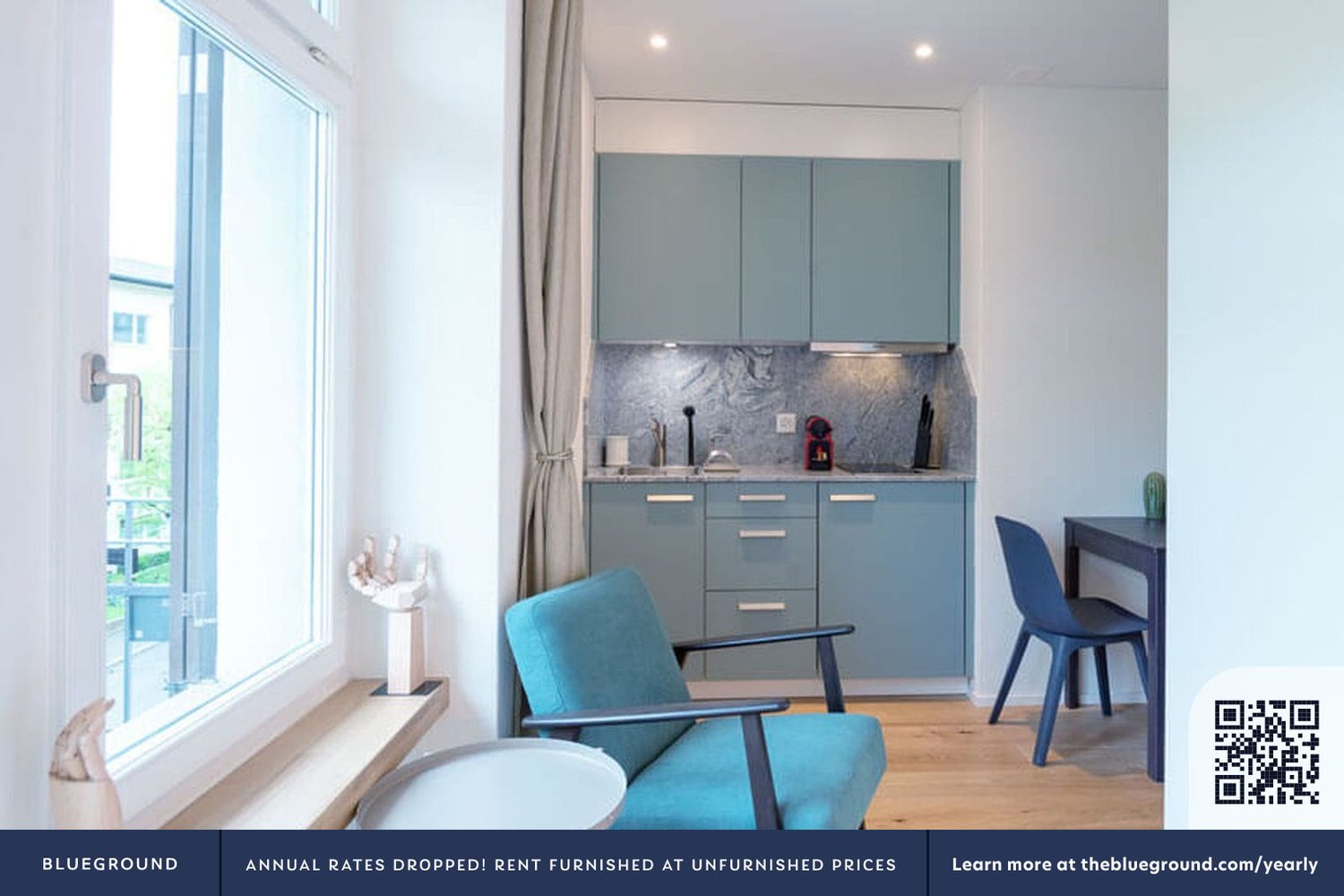 2 room furnished flat