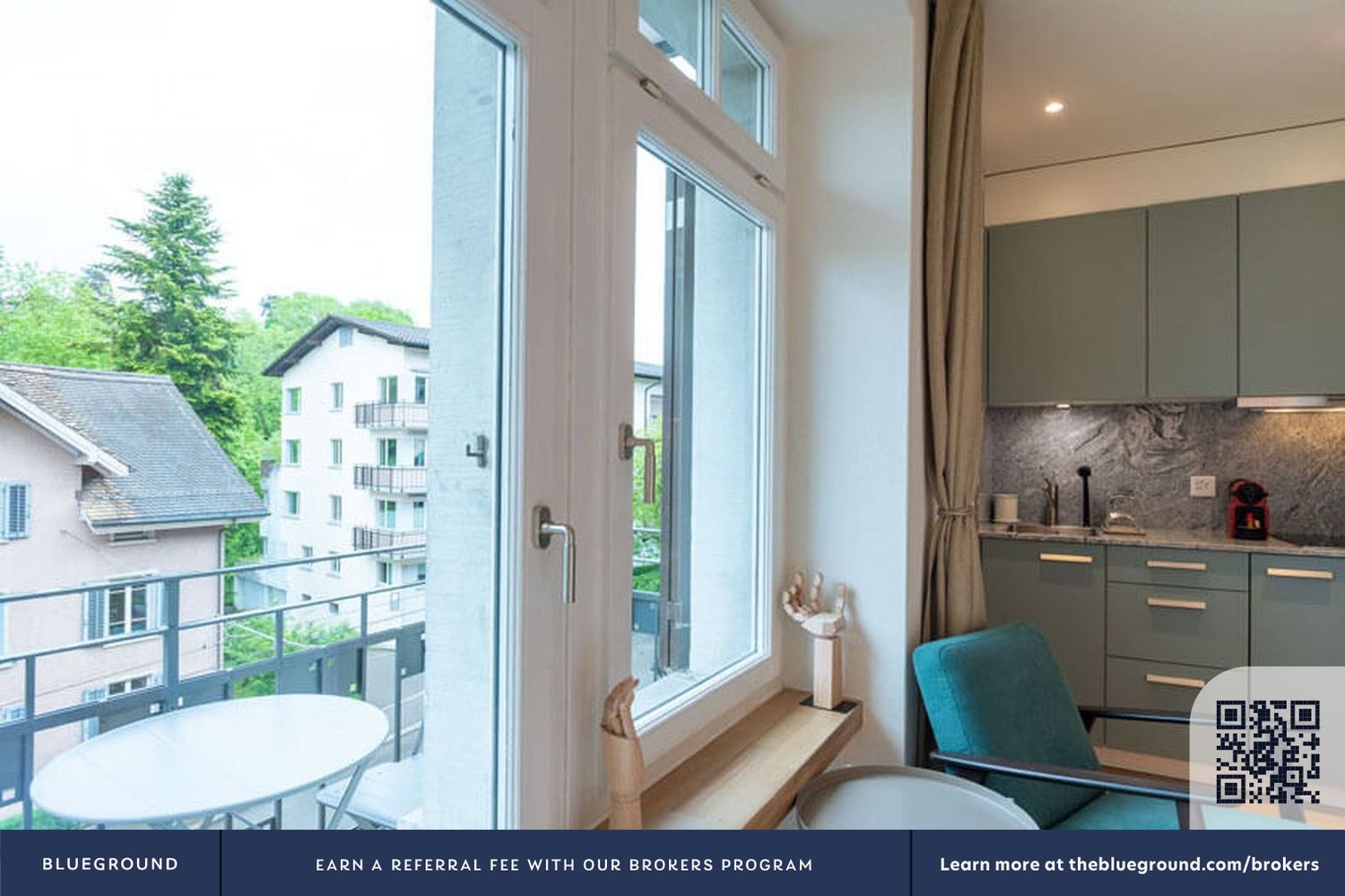 2 room furnished flat