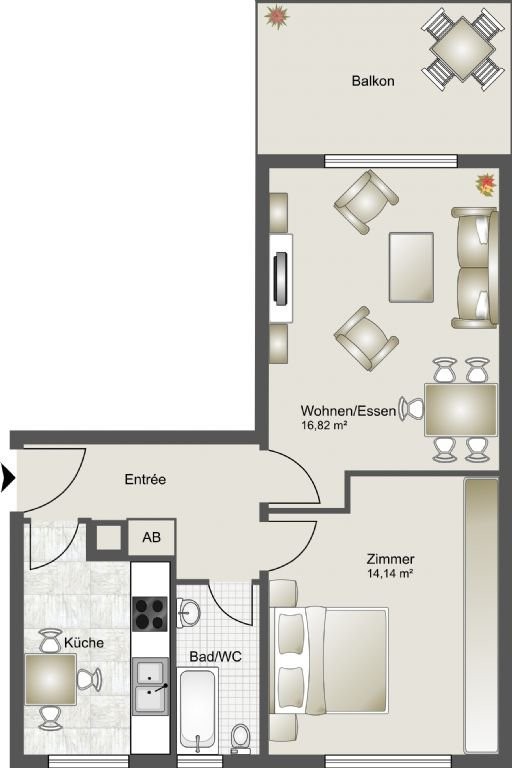 2 rooms apartment (2)