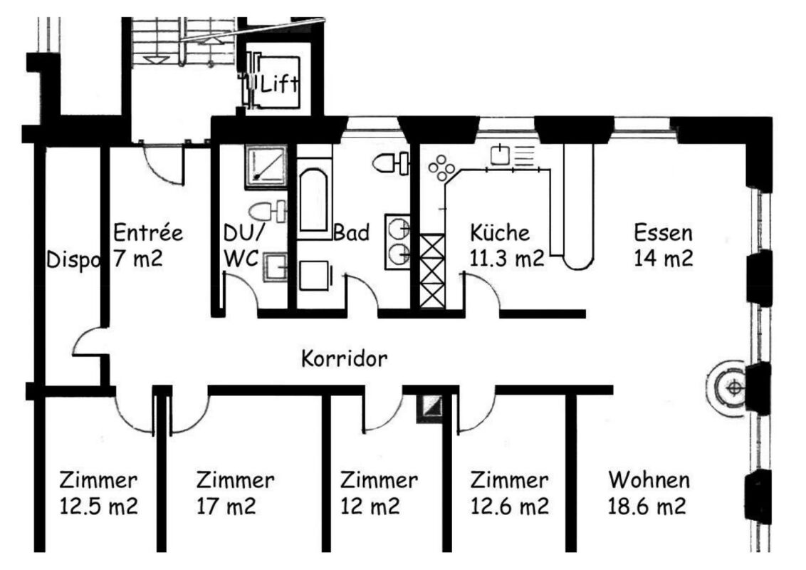 5 ½ rooms apartment, photo 10 of 10