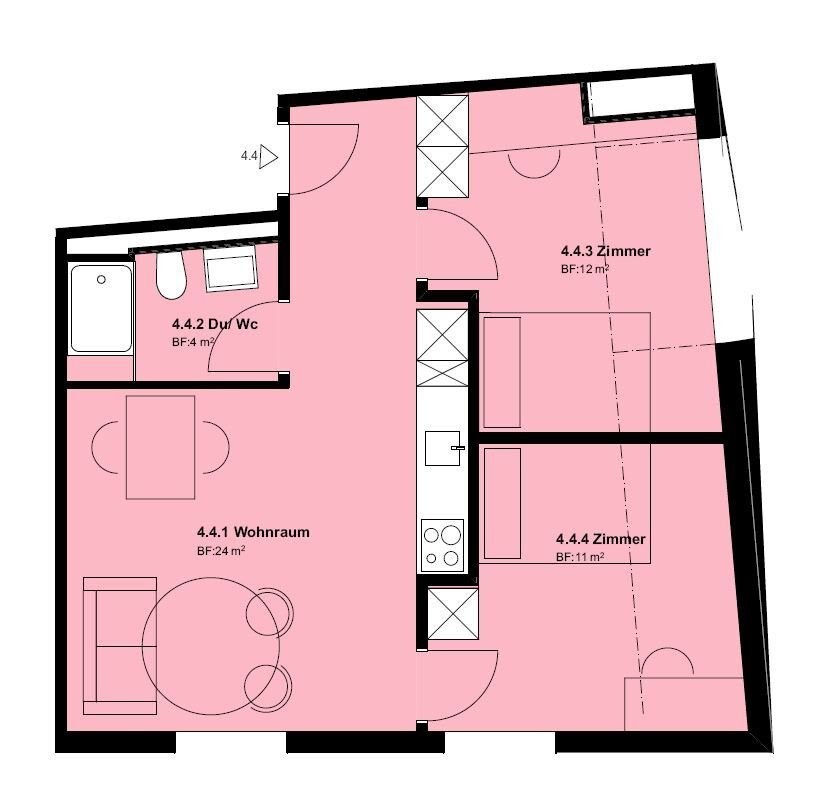 3 ½ rooms apartment, photo 7 of 7