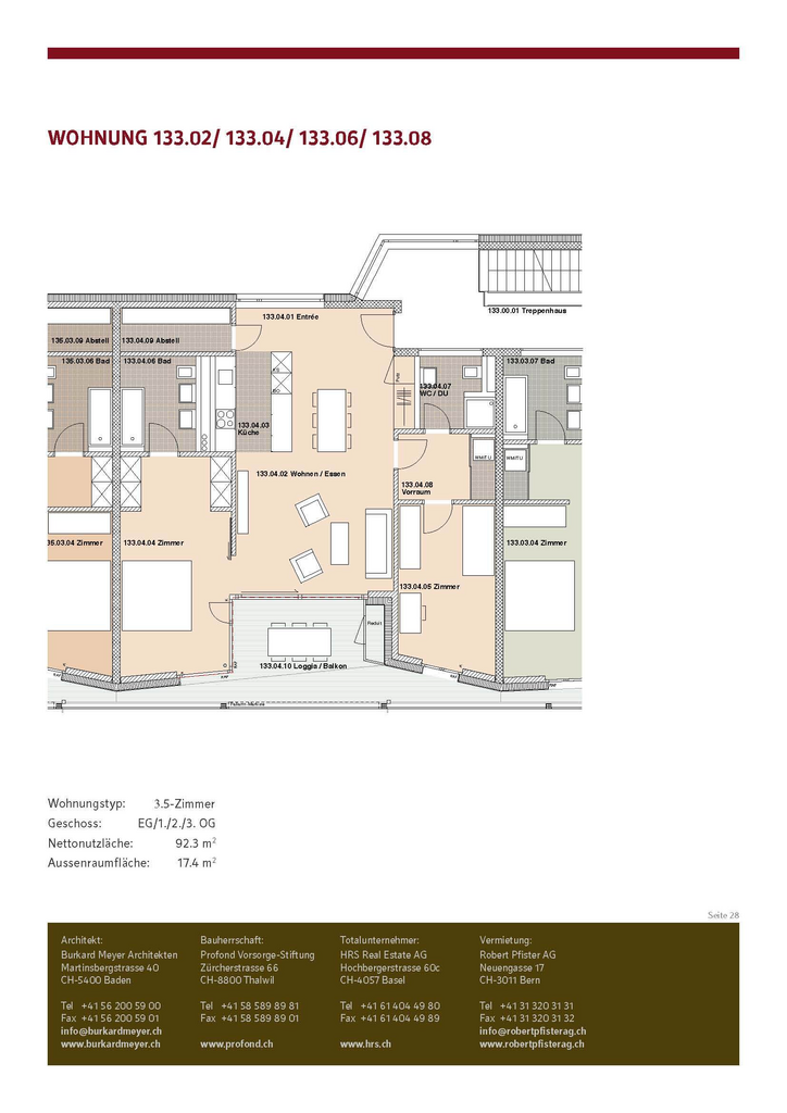 3 ½ rooms apartment