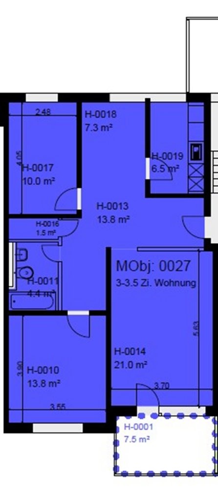 3 ½ rooms apartment (7)