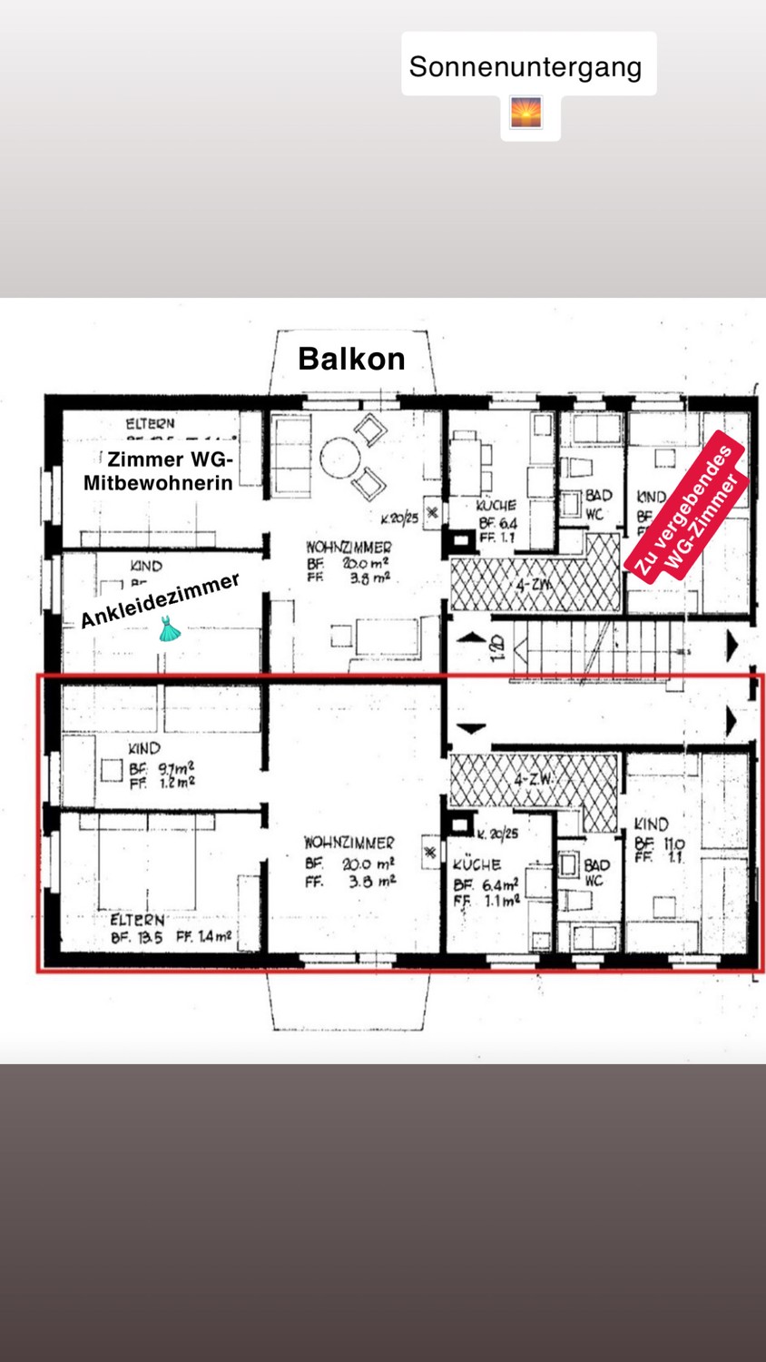 Room in a shared flat