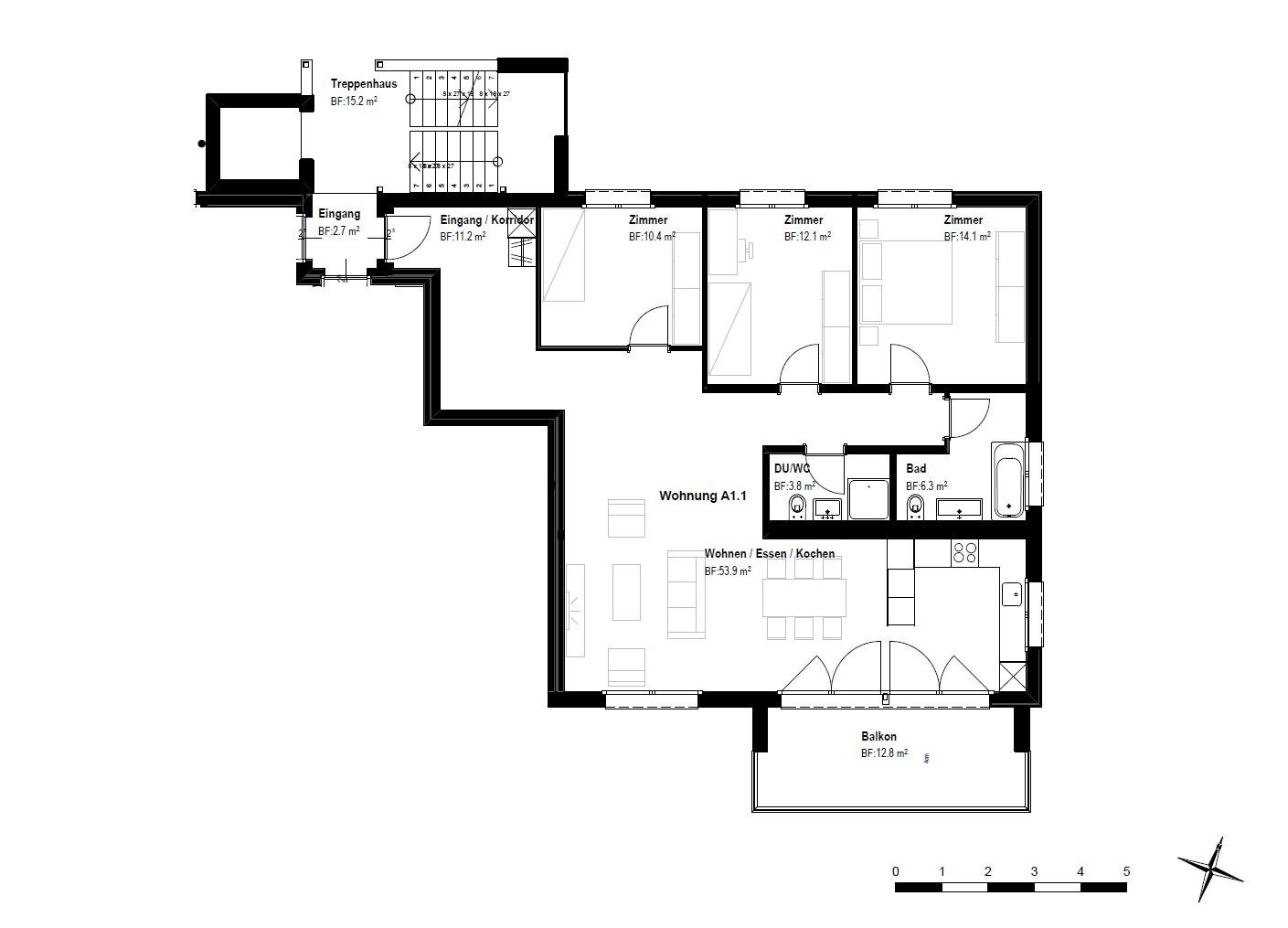 4 ½ rooms apartment, photo 10 of 10