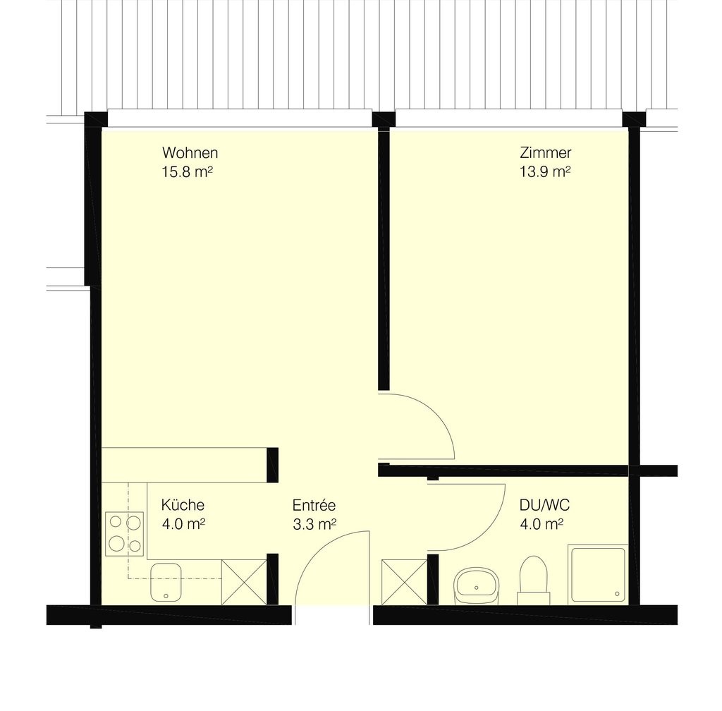 2 rooms apartment