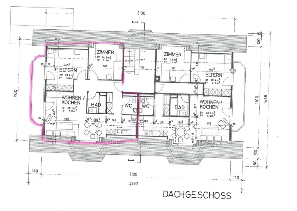 3 ½ rooms apartment