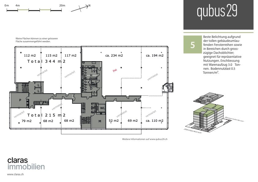 234m² bureau
