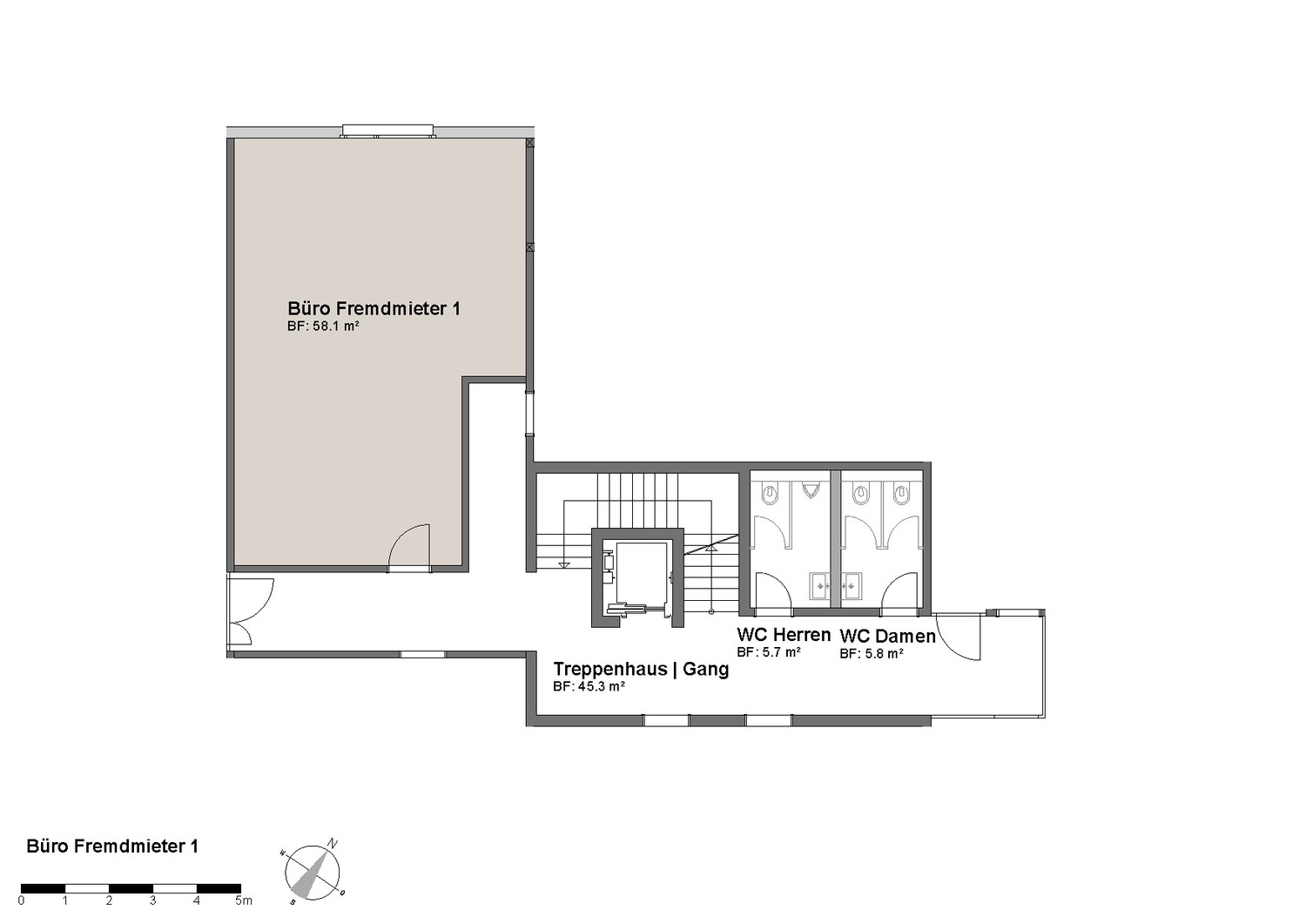 58m² office