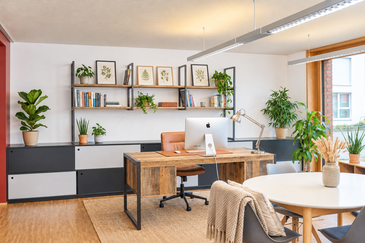 "Office with a view of the bamboo garden – all inclusive, including parking & cleaning"