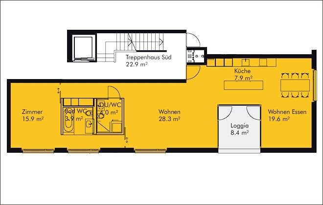 3 ½ room apartment