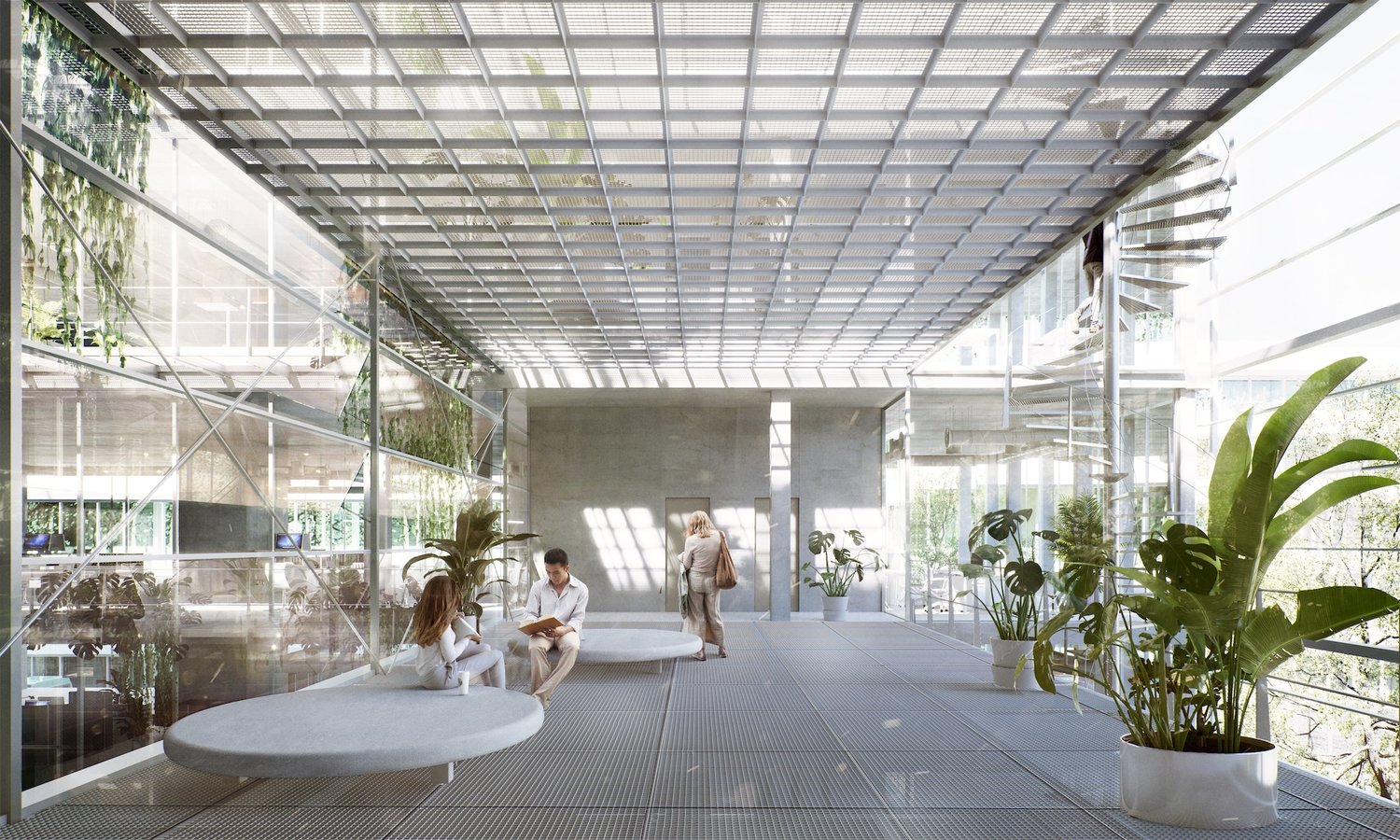 8000m² office