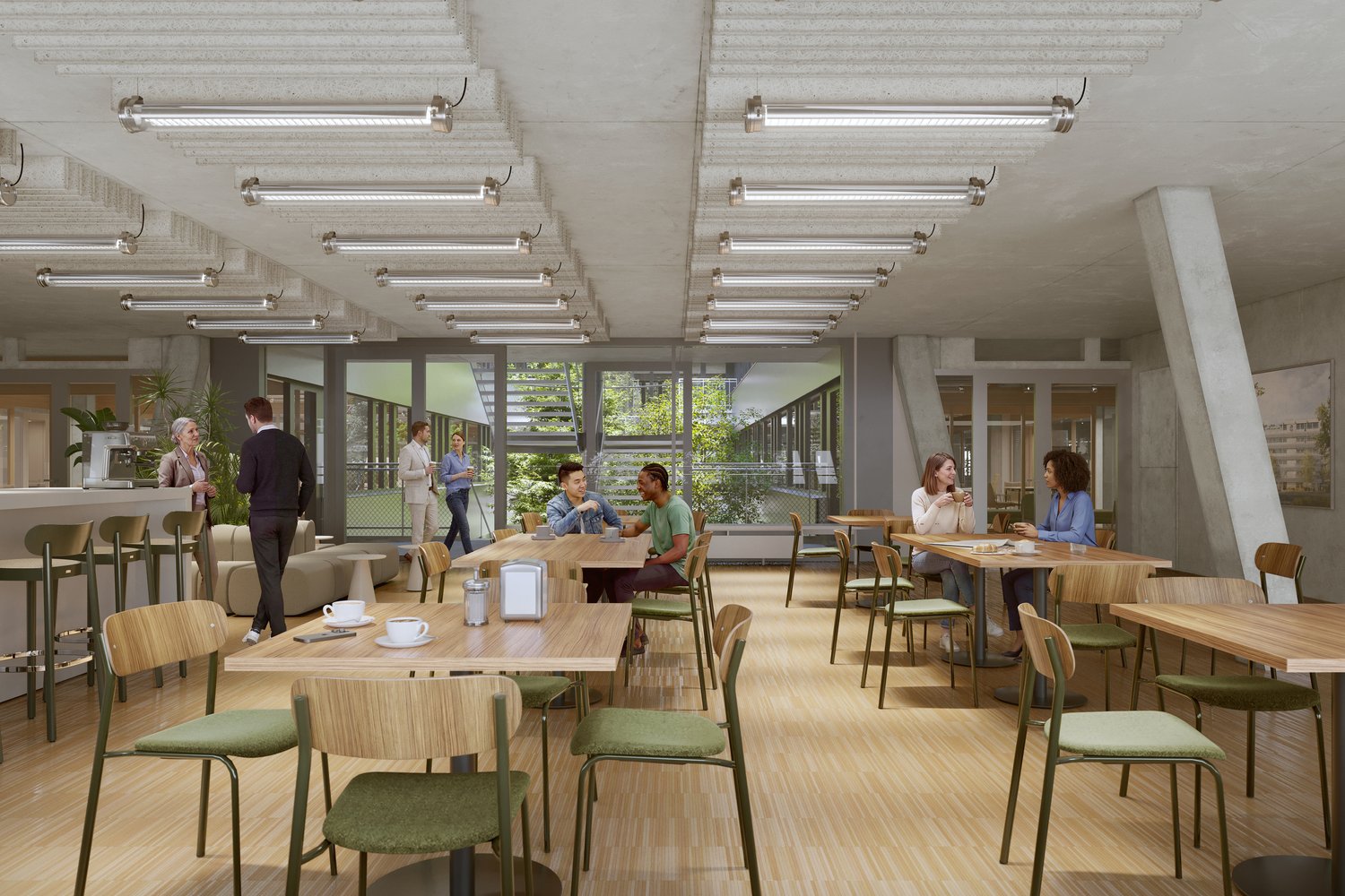 8000m² office