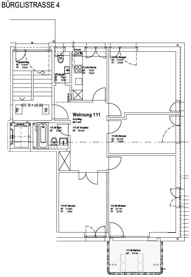 4 rooms apartment, photo 10 of 10