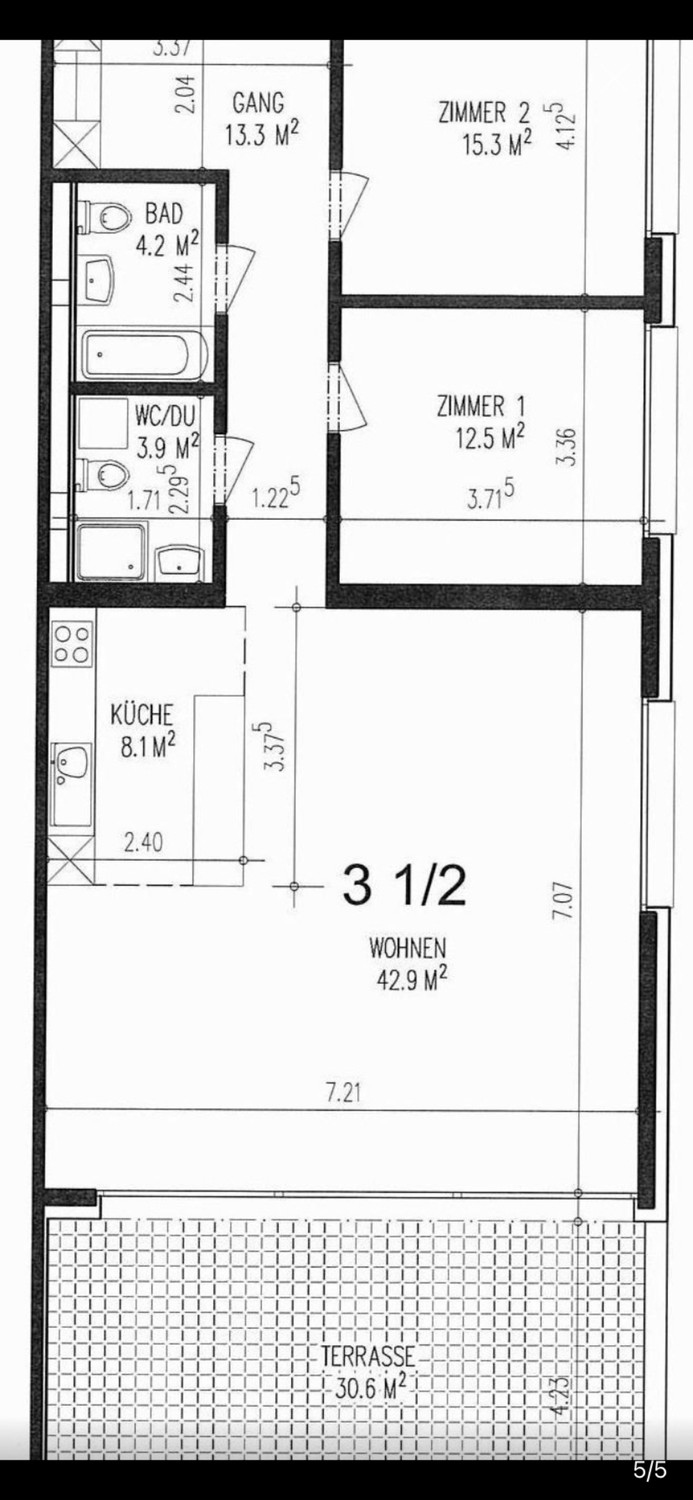 3 ½ rooms apartment, photo 5 of 5