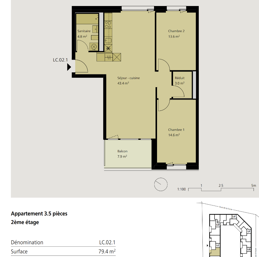 3 ½ Zimmer-Wohnung