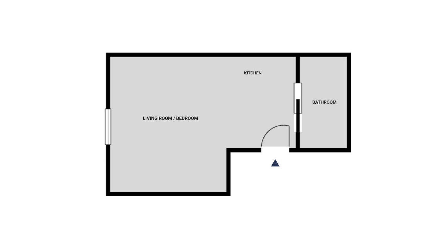 1 ½ pièces appartement meublé