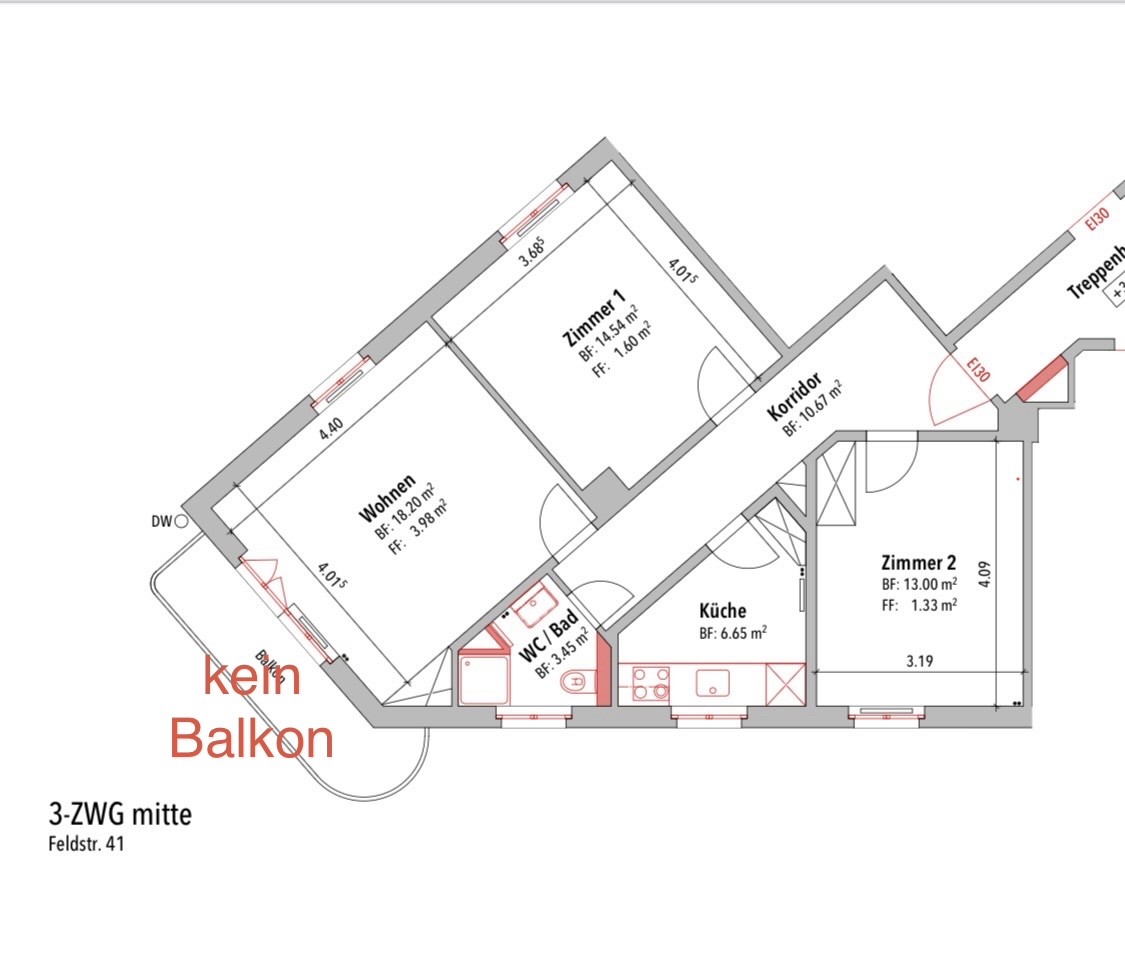 2 rooms apartment