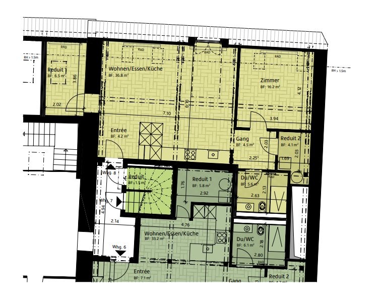 2 ½ pièces appartement