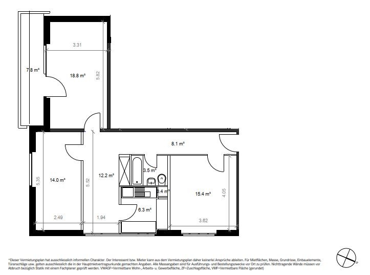 3 ½ rooms apartment, photo 9 of 9
